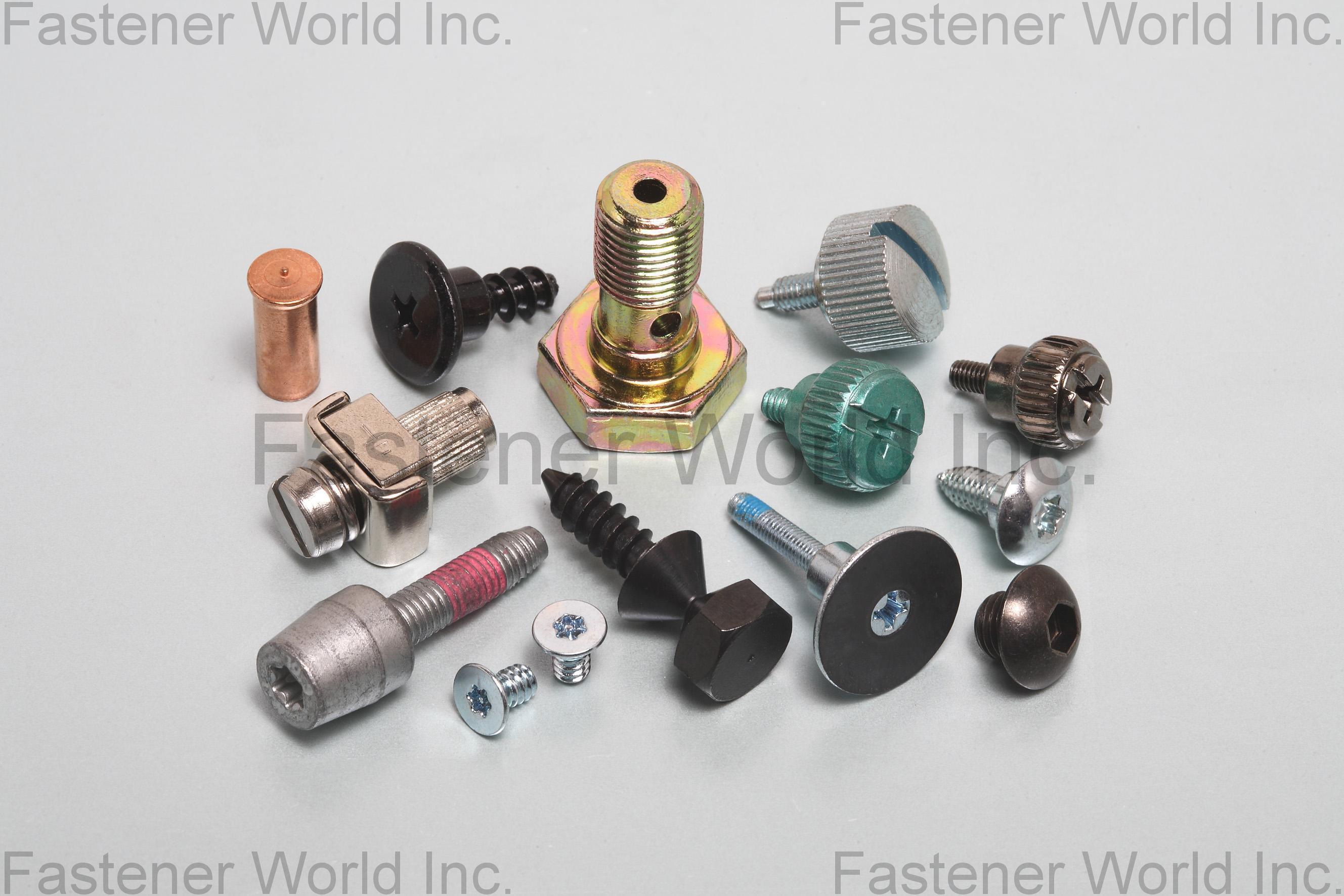 CHU WU INDUSTRIAL CO., LTD.  , Special Screws, custom made fasteners , Special Screws