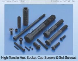 YING MING INDUSTRY CO., LTD.  , High Tensile Hex Socket Cap Screws & Set Screws , Hexagon Head Cap Screws