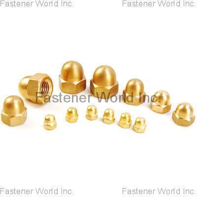 HAIYAN SANHUAN FASTENERS CO., LTD. , Brass Hexagon Cap Nuts , Brass & Bronze Nuts Brass