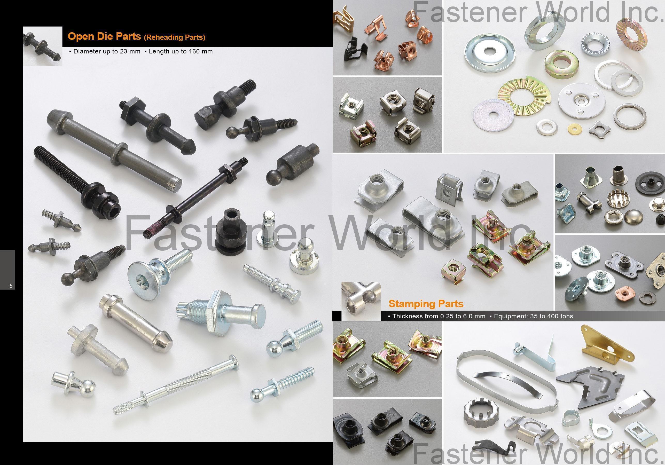 GOFAST CO., LTD.  , Open Die Parts & Stamping Parts , Stamped Parts