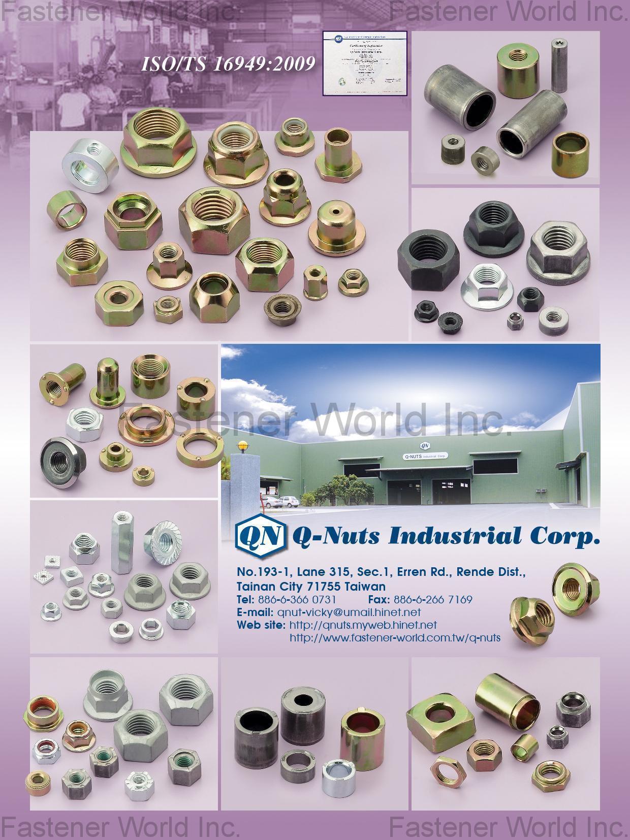 Q-NUTS INDUSTRIAL CORP. , FLANGE NUTS , Flange Nuts