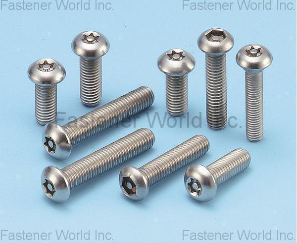 A. JATE STEEL CO., LTD.  , 6 lobe/socket/tamper proof screw ( both of screws and nuts) , Socket Set Screws