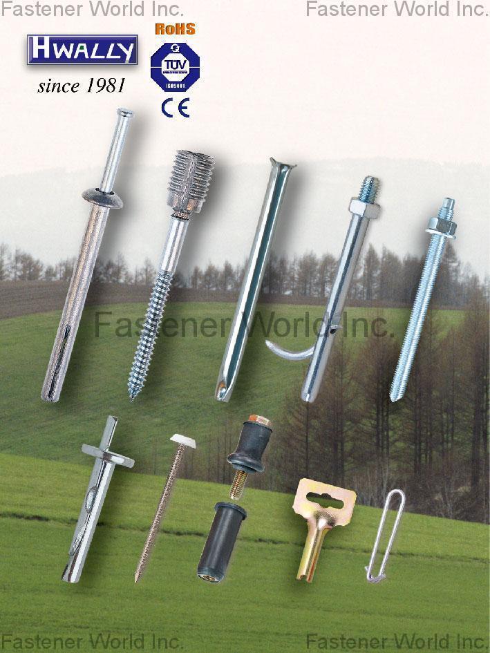 HWALLY PRODUCTS CO., LTD.  ,  Expansion Wall Anchors 