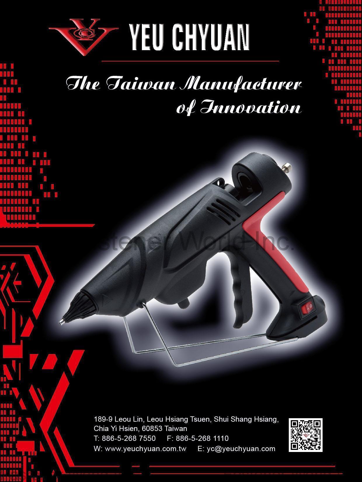 YEU CHYUAN INDUSTRIAL CO., LTD. , Glue Guns & Accessories, Embossing Heat Guns, Craft Tools , Caulking Guns/glue Guns