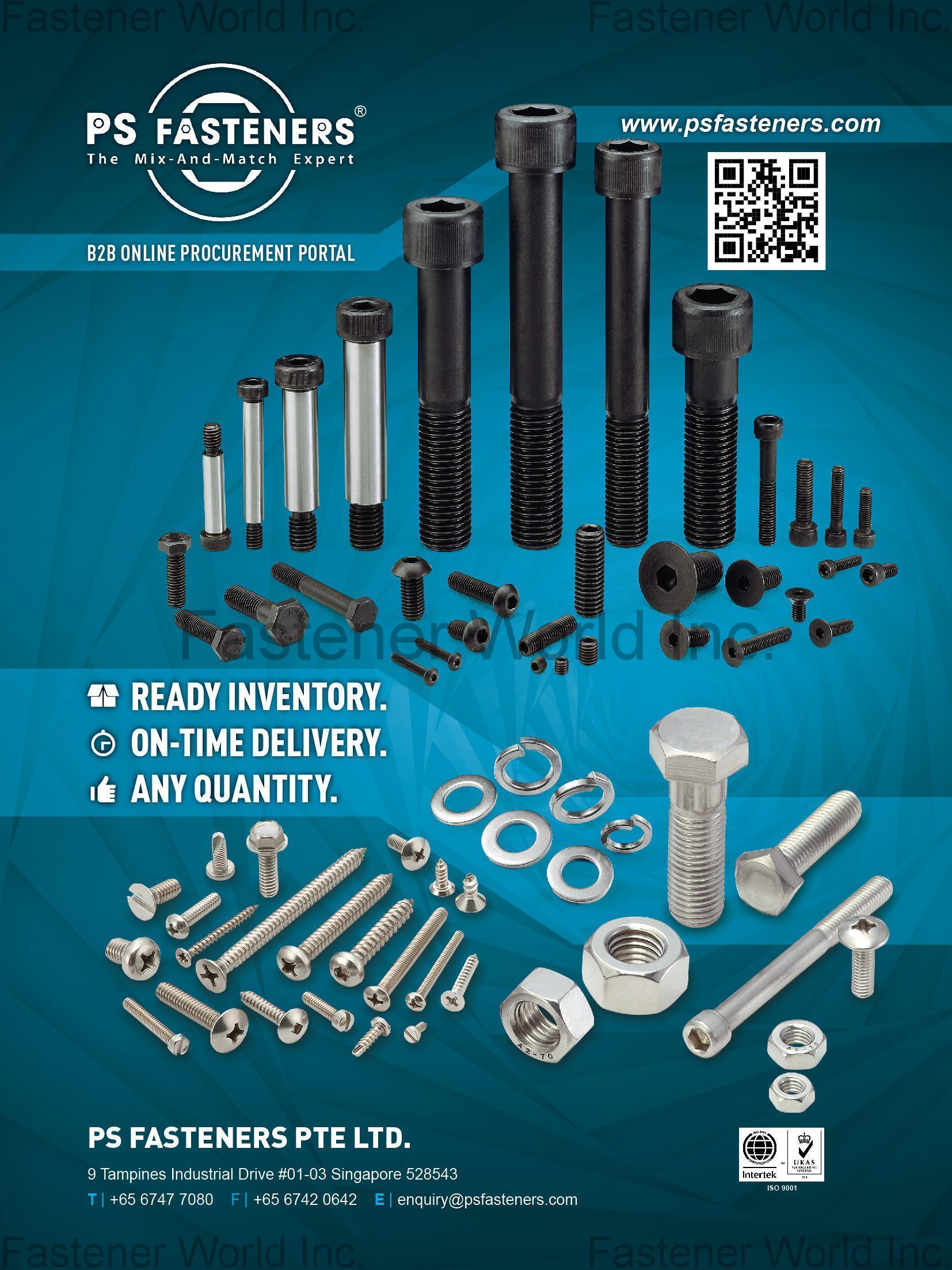 PS FASTENERS PTE LTD. , Socket Head Cap Screws,Ready inventory,On-time delivery,any quantity , Socket Head Cap Screws
