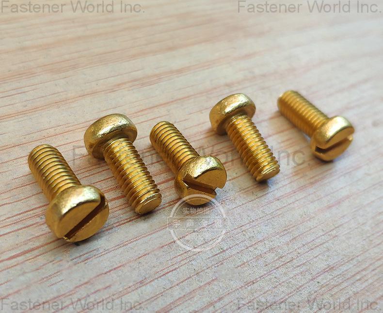 Chongqing Yushung Non-Ferrous Metals Co., Ltd. , Copper screws brass machine screws DIN84 DIN85