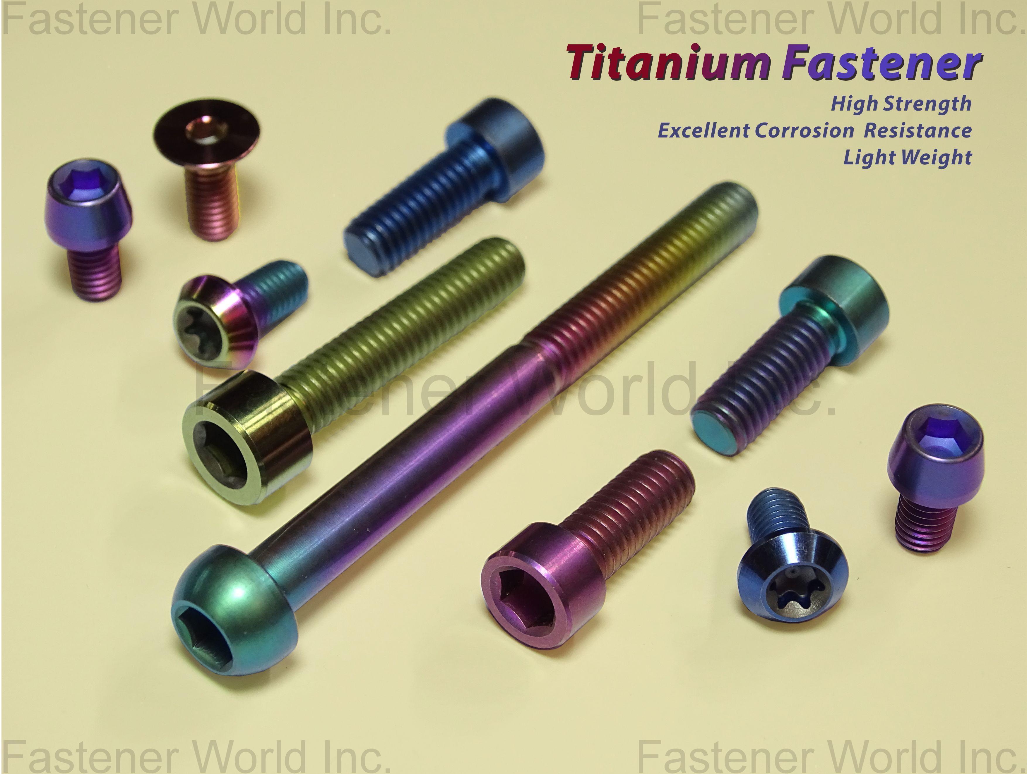 GIGA FASTENER SOLUTIONS CO., LTD.  , Titanium Fastener 