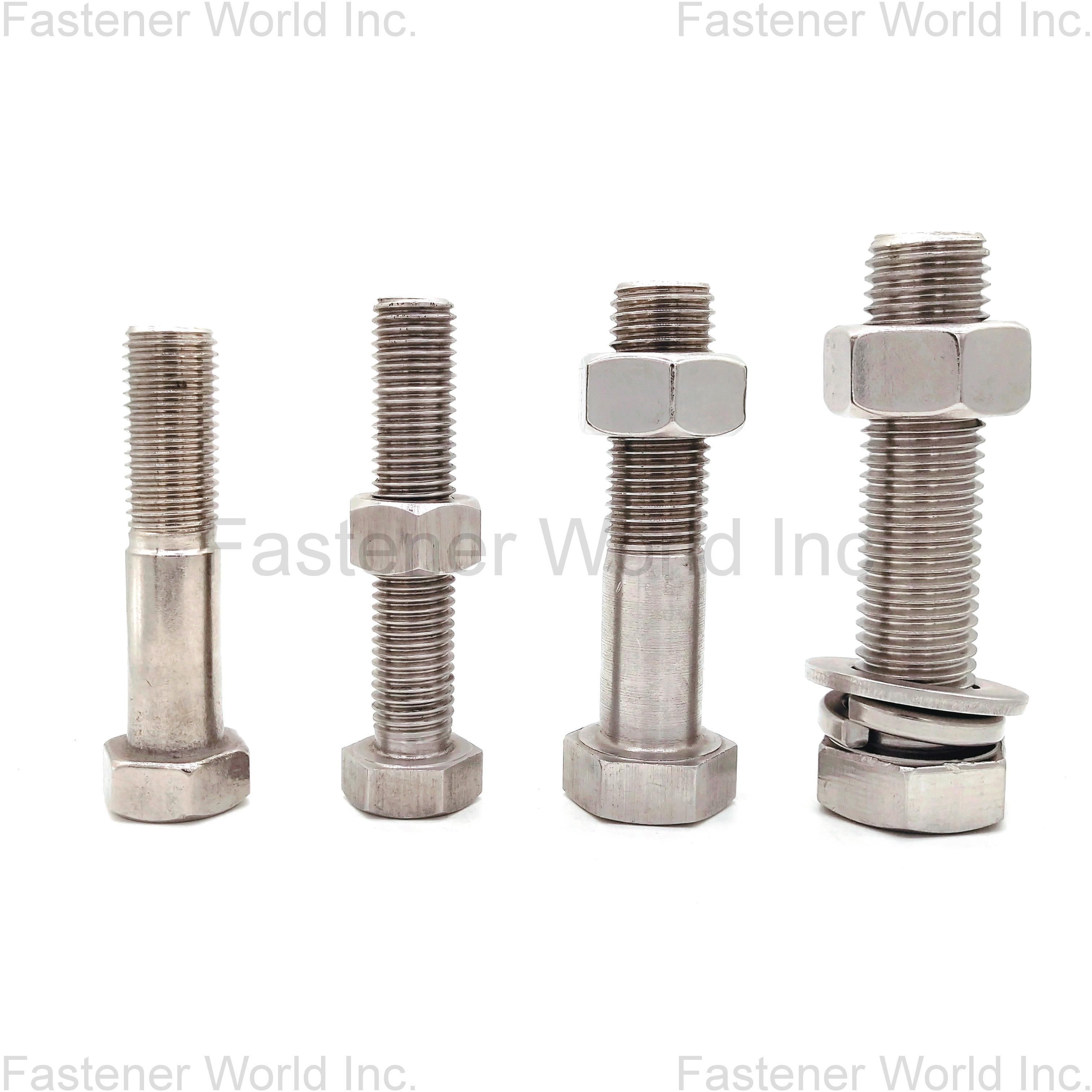 JIAXING HAINA FASTENER CO., LTD. , Stainless Steel 304 316 Half Thread DIN931 Hex Bolts