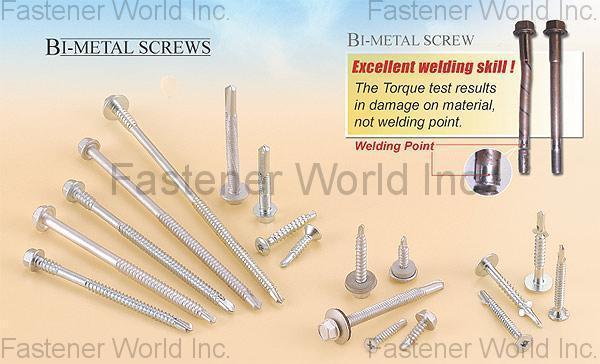 帝潮實業有限公司  , Bi-Metal Screws , 複合螺絲 (Bi-metal Screw)