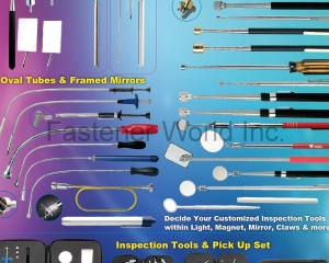 Oval Tubes & Framed Mirrors, Inspection Tools & Pick Up Set, Power Clean Up Tool(STAND TOOLS ENTERPRISE CO., LTD. )