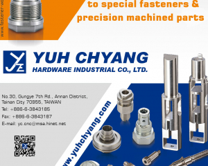 Manufacturer of Special Fasteners & Precision Machined Parts(YUH CHYANG HARDWARE INDUSTRIAL CO., LTD. )