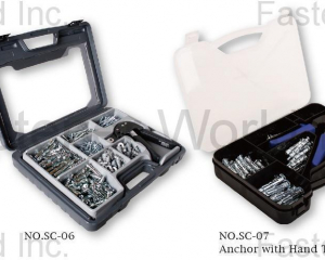 NO.SC HOLLOW WALL ANCHOR SUITCASE(HWALLY PRODUCTS CO., LTD. )