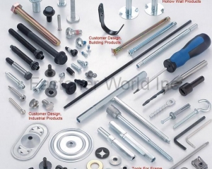 Hollow Wall Products, Customer Design Building Products, Customer Design Industrial Products, Tools For Frame And Concrete Application, Sems Screws, Clips And Flange Products(HOPLITE INDUSTRY CO., LTD)