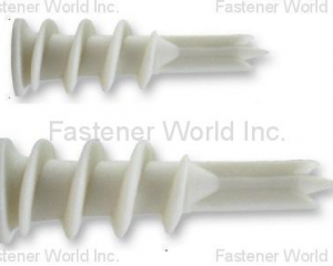 NO.813 AUGER PLASTIC ANCHOR(HWALLY PRODUCTS CO., LTD. )