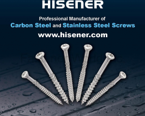 Carbon Steel, Stainless Steel Screws(HISENER INDUSTRIAL CO., LTD.)