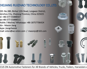 Nuts, Screws, Stamping Parts & Special Parts,Hex nut,thin nut, heavy nut, cap nut, cage nut, weld nut,wheel nut,flange nut,castle nut,round nut,stainless steel nut, rivet nut, square nut etc.(Zhejiang Ruizhao Technology Co., Ltd.)