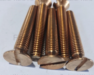 Silicon Bronze Machine Screws Slotted Flat Head (Chongqing Yushung Non-Ferrous Metals Co., Ltd.)