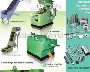 Thread Rolling Machine, Multi-Stage Bolt-Forming Machine, Heading Machine(E-UNION FASTENER CO., LTD.)