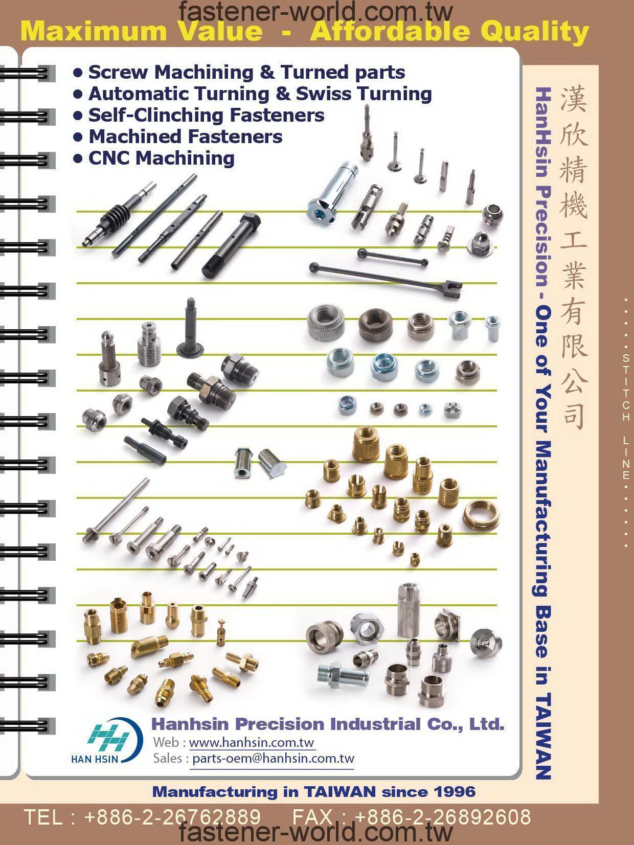 HAN HSIN PRECISION INDUSTRIAL CO., LTD. (Hanhsin)_Online Catalogues