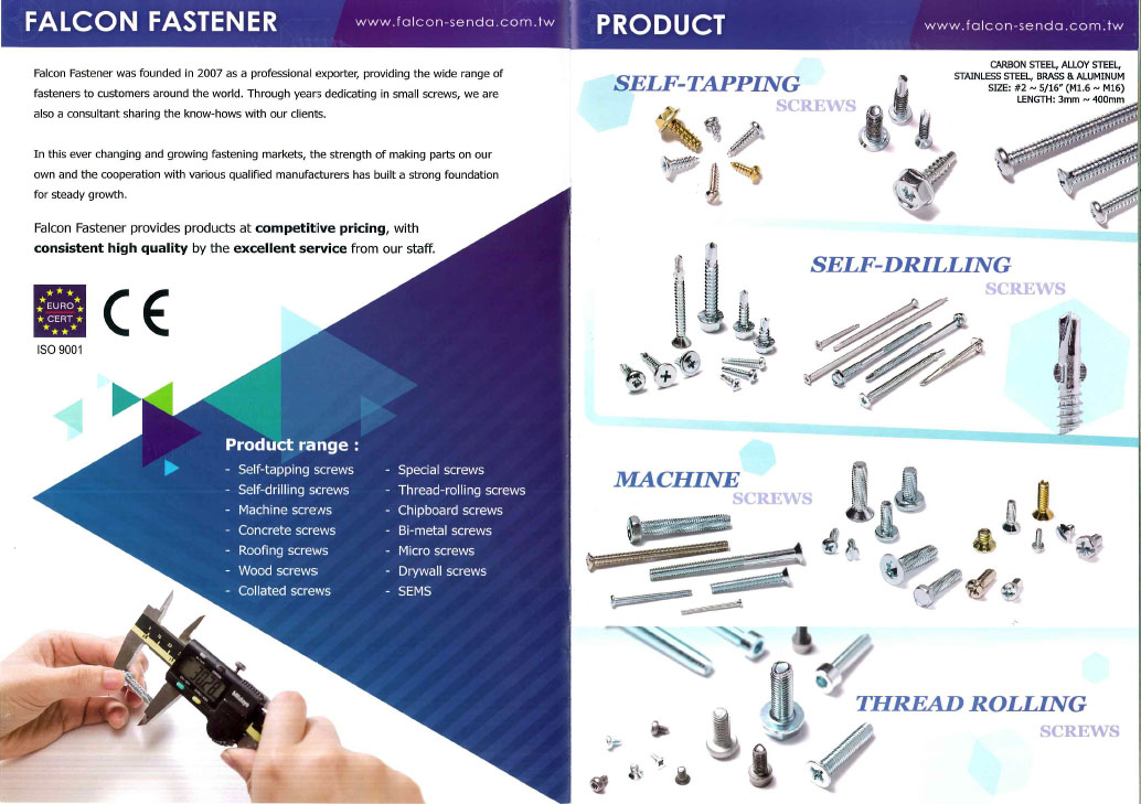 FALCON FASTENER CO., LTD.  Online Catalogues