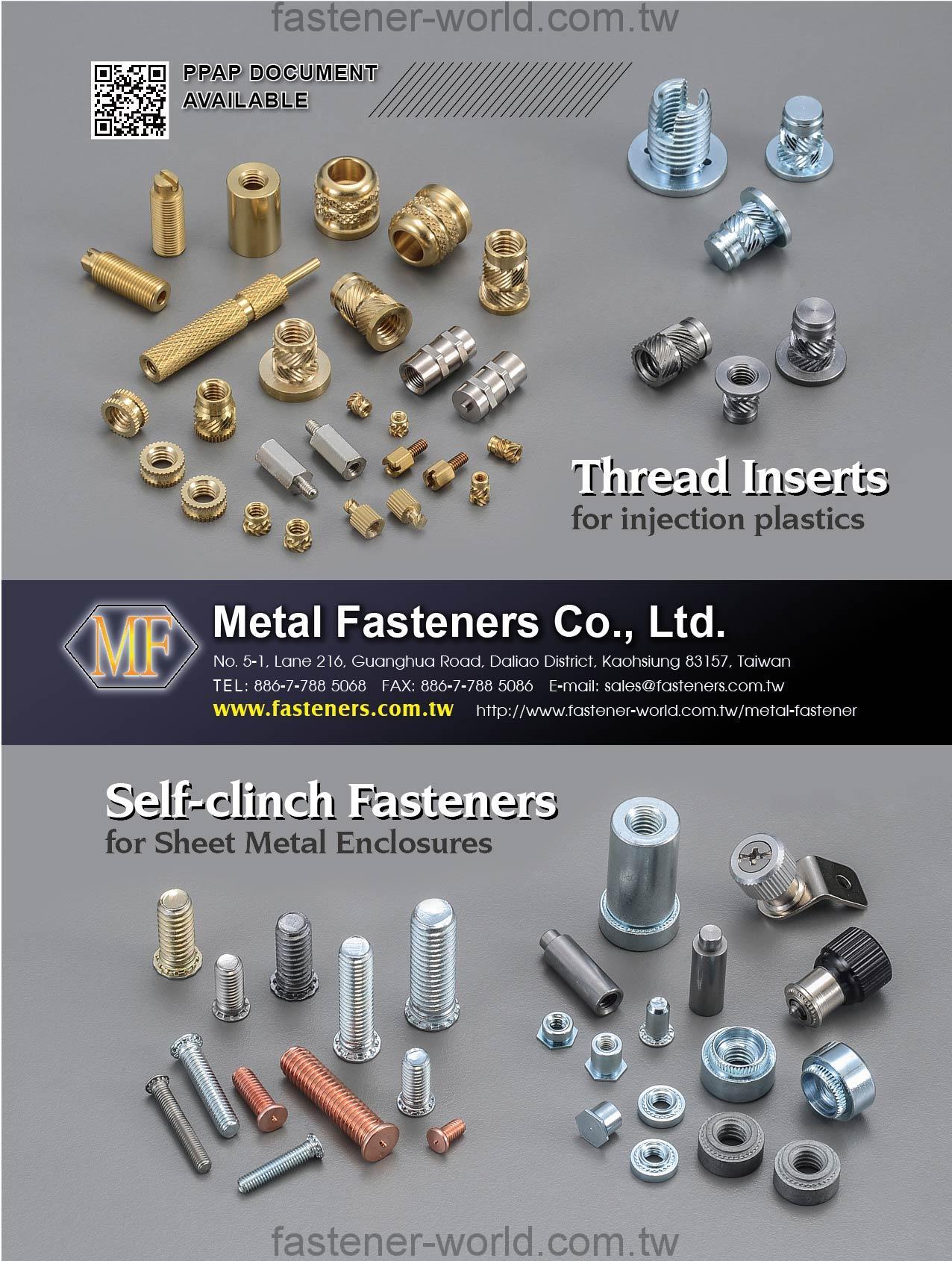 METAL FASTENERS CO., LTD.  Online Catalogues