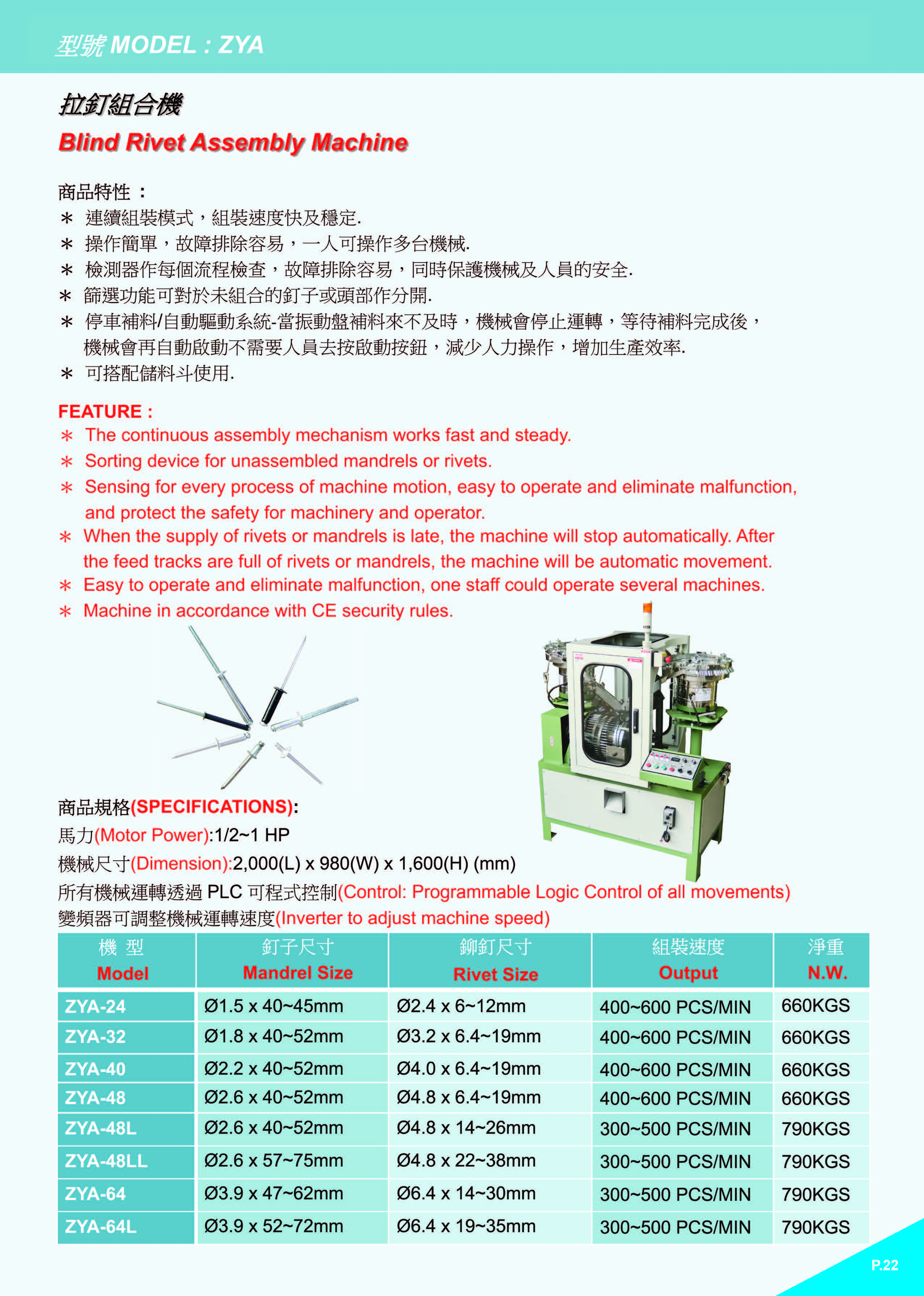 仁阳工业股份有限公司  電子型錄專區