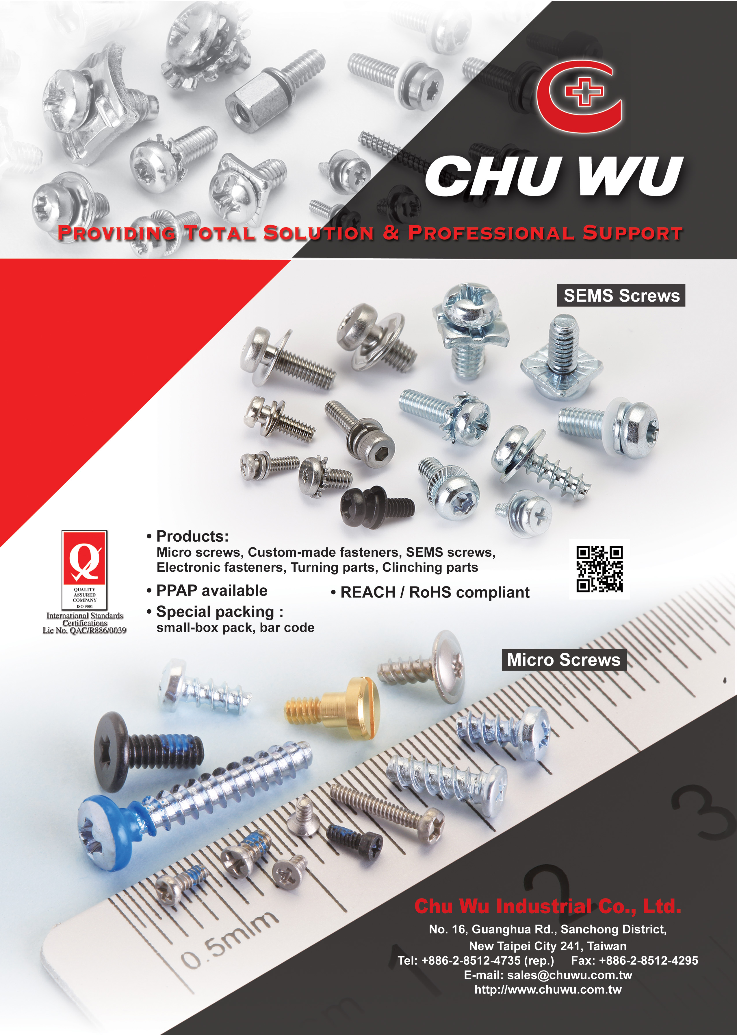 CHU WU INDUSTRIAL CO., LTD.  Online Catalogues