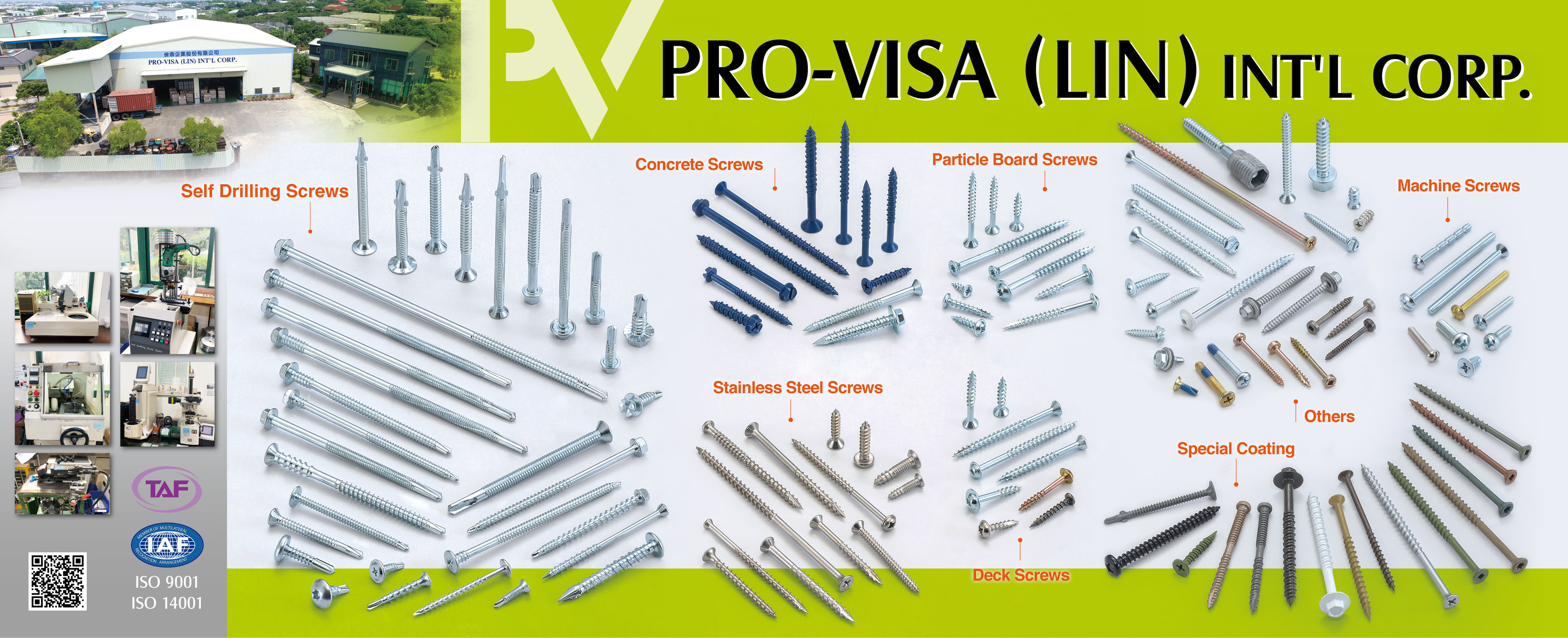 PRO-VISA (LIN) INT'L CORP. Online Catalogues