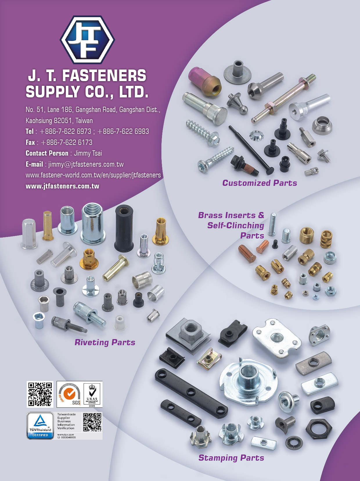 J. T. FASTENERS SUPPLY CO., LTD. _Online Catalogues