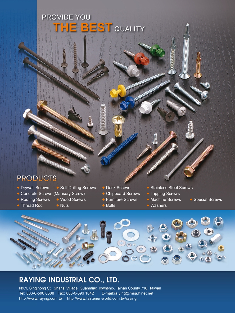 RAYING INDUSTRIAL CO., LTD.  Online Catalogues