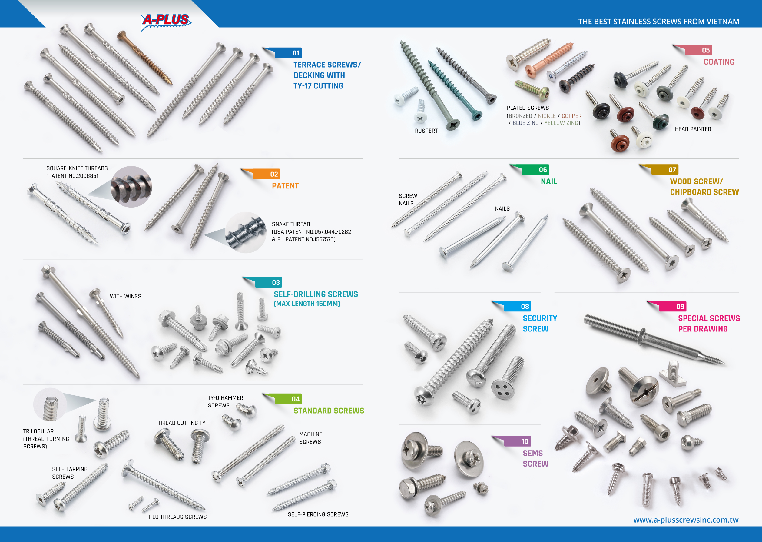 A-PLUS SCREWS INC._電子型錄專區