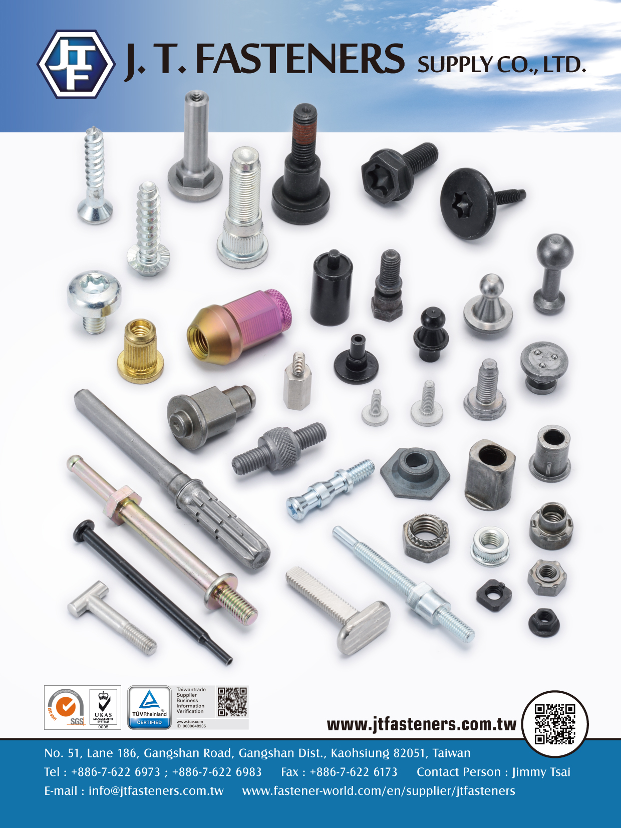 金祐昇實業有限公司 (J. T. Fasteners Supply Co., Ltd.)  電子型錄專區