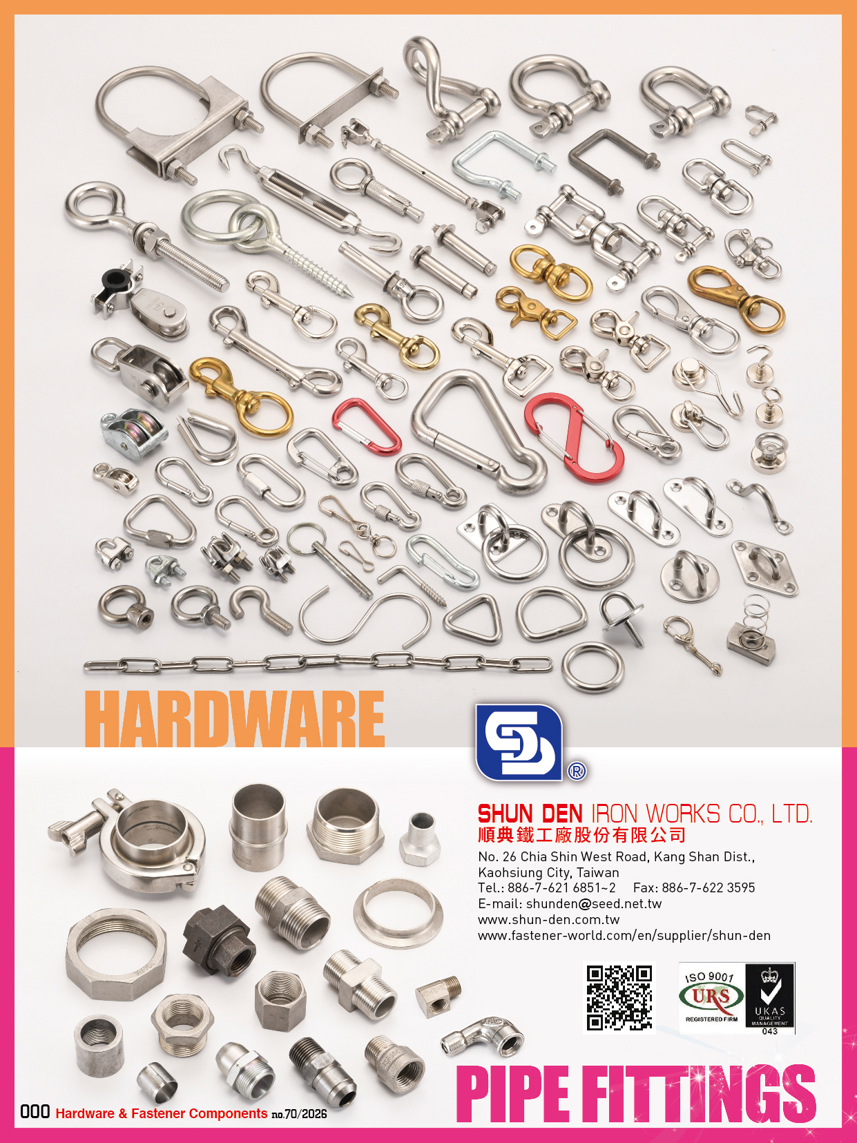 SHUN DEN IRON WORKS CO., LTD. _Online Catalogues