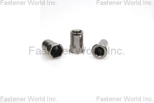 CHONG CHENG FASTENER CORP. (CFC) , HALF HEX RIVET NUT , Blind Nuts / Rivet Nuts