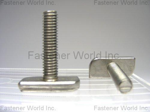 FU HUI SCREW INDUSTRY CO., LTD. (FUKUNG  HARDWARE  CO.  LTD.) , T-head bolts , T-head Or T-slot Bolts