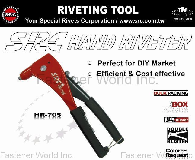SPECIAL RIVETS CORP. (SRC) , Aluminum Hand Riveter , Hand Riveters