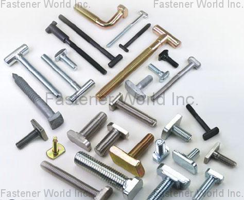 KEY-USE INDUSTRIAL WORKS CO., LTD  , T-Bolts , T-head Or T-slot Bolts