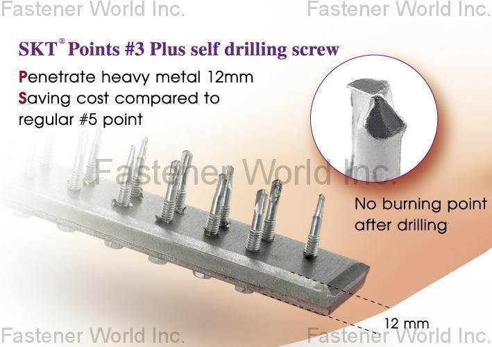 TAIWAN SHAN YIN INTERNATIONAL CO., LTD.  , SELF DRILLING SCREW , Self-drilling Screws