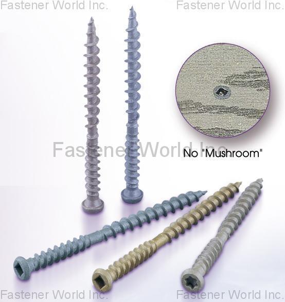 TAIWAN SHAN YIN INTERNATIONAL CO., LTD.  , DECK SCREW , Deck Screws