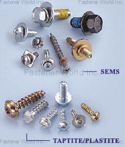 KATSUHANA FASTENERS CORP.  , Sems, TRI-LOBULAR/Plastite , SEMS Screws