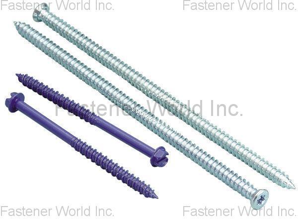 瑞滬企業股份有限公司  , Concrete Screw , 水泥螺絲