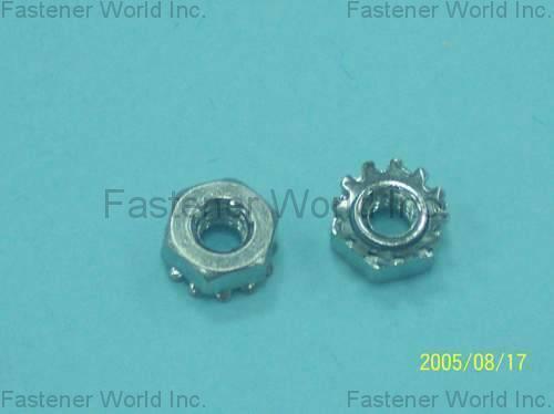 SHIH HSANG YWA INDUSTRIAL CO., LTD.  , CONICAL WASHER (TOOTH) NUT , Toothed Washers