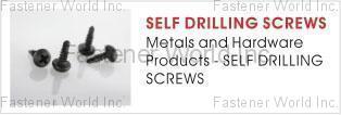 CHAU DA ENTERPRISE CO., LTD.  , Self Drilling Screws , Self-drilling Screws