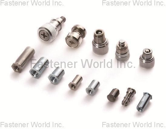 HAN HSIN PRECISION INDUSTRIAL CO., LTD. (Hanhsin) , Nuts and inserts, clinching type fasteners , Captive Screws