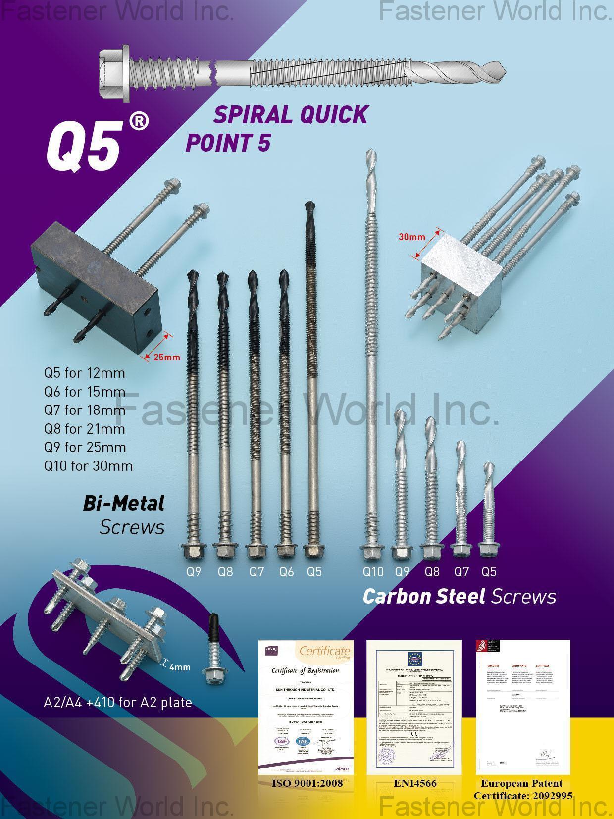 三友璟工業有限公司  , 複合螺絲 (Bi-metal Screw)