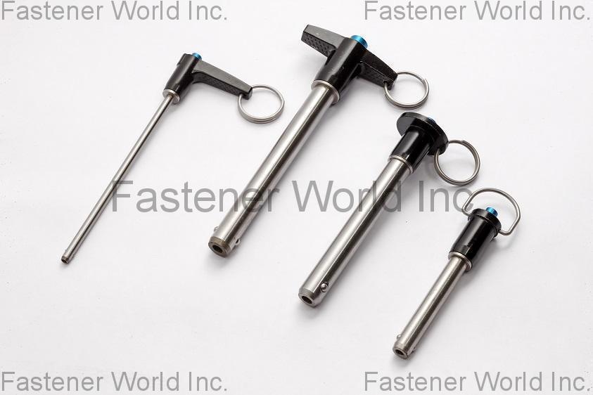 JIN KOU ENTERPRISE CO., LTD. , Standard Quick Release Pin, Ball Lock Pin, Positive Locking Pin , Quick Release Pins