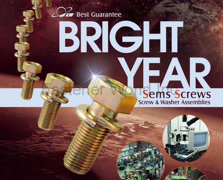 BRIGHT YEAR CO., LTD. , Sems Screws, FASTENERS , SEMS Screws BRIGHT YEAR CO., LTD. , Sems Screws, FASTENERS , SEMS Screws