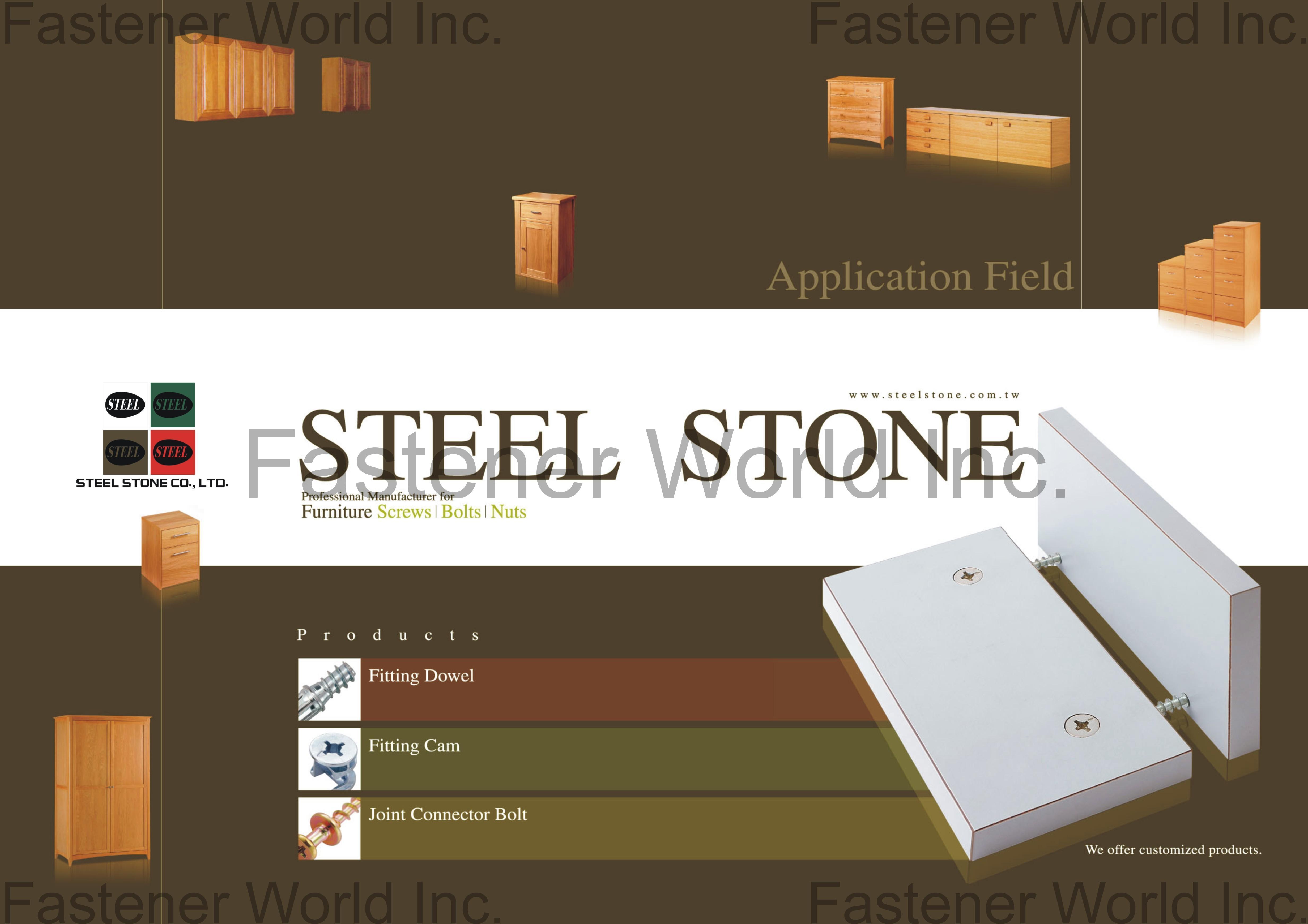STEEL STONE CO., LTD.  , Fitting Dowel , Furniture Fittings