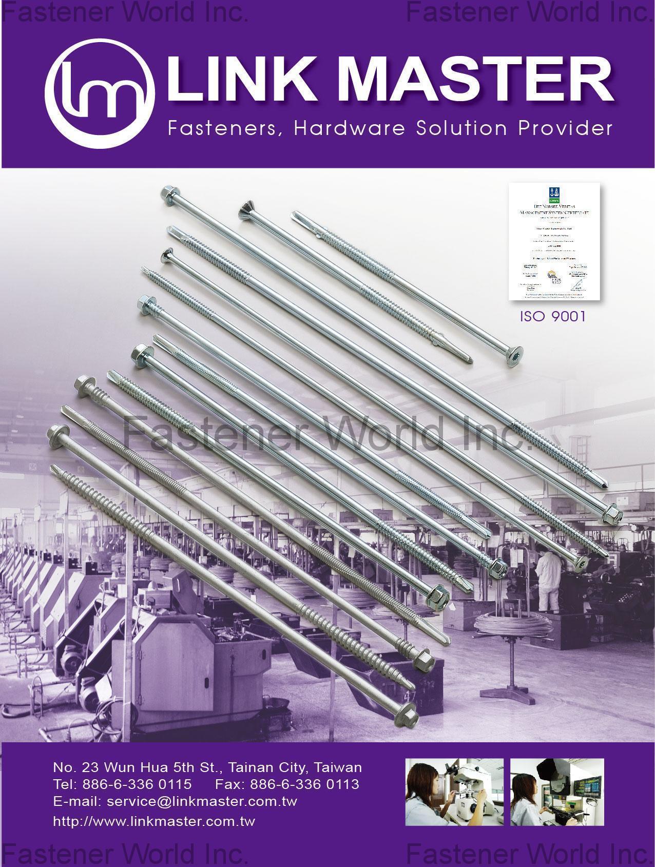 LINK MASTER INDUSTRIAL CO., LTD.  , EXTRA LONG SELF DRILLING SCREWS , Self-drilling Screws