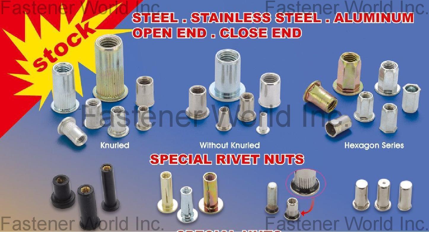 YI CHUN ENTERPRISE CO., LTD.  , Special Rivet Nuts , Insert Nuts